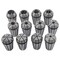 H & H Industrial Products Pro-Series 12 Piece ER-16 Spring Collet Set With Rack 3901-5375 - alternate 3